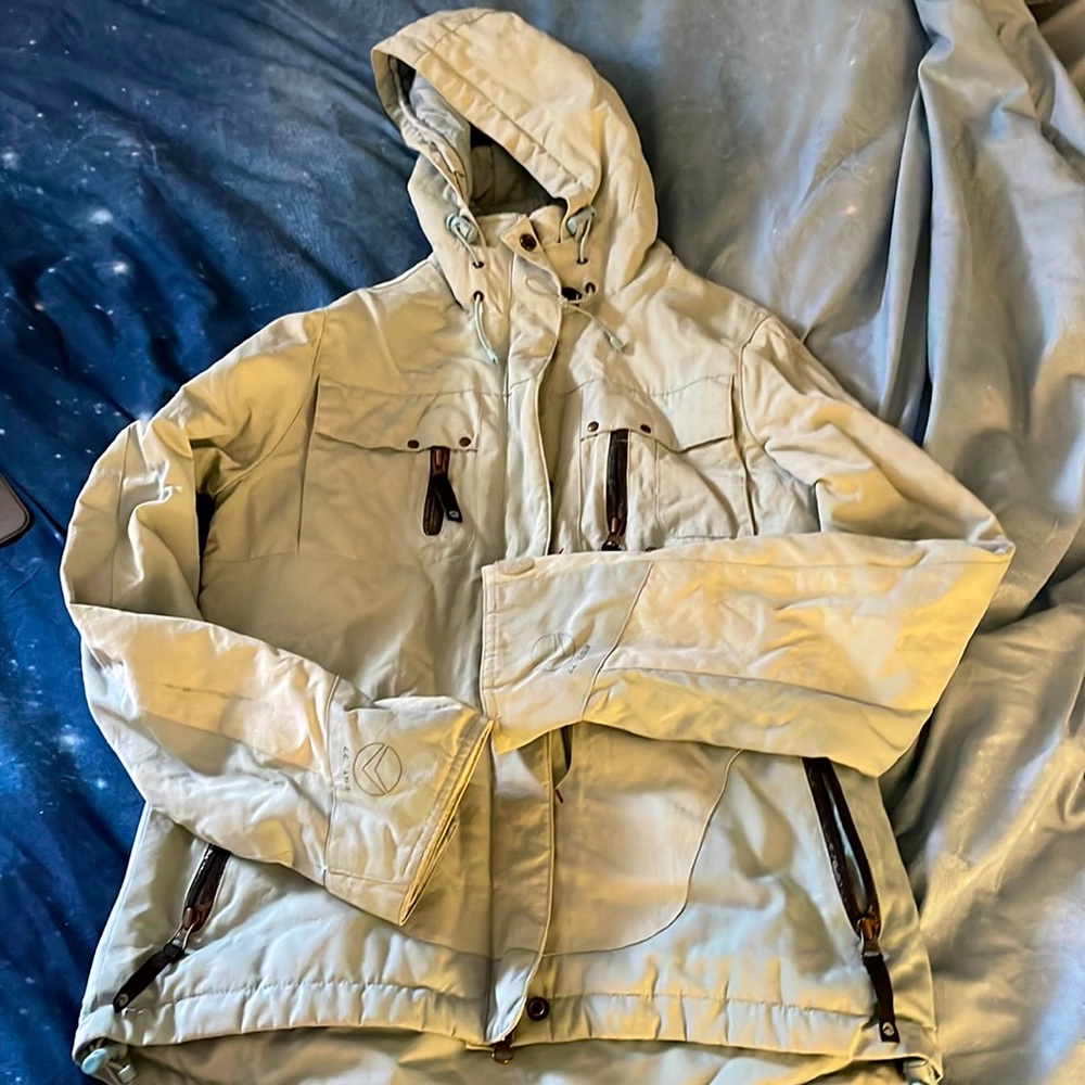 Blue coat from american eagle. Used. Size XS. Good Condition.